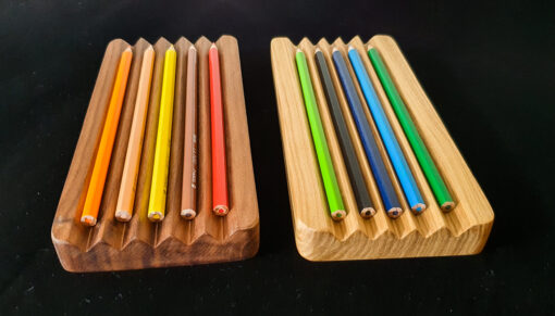 Walnut Pen Tray for Desk, Pencil Holder Wooden, Pens and Accessories Tray for Office Decor, Gifting for Colleagues, Father and Brothers, Gift for Him, Office Gift - Image 5